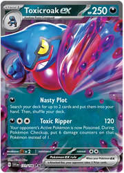 Toxicroak ex 131/198 (Scarlet & Violet Base Set)