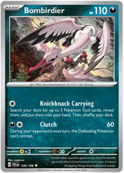 Bombirdier 138/198 · Reverse Holofoil (Scarlet & Violet Base Set)