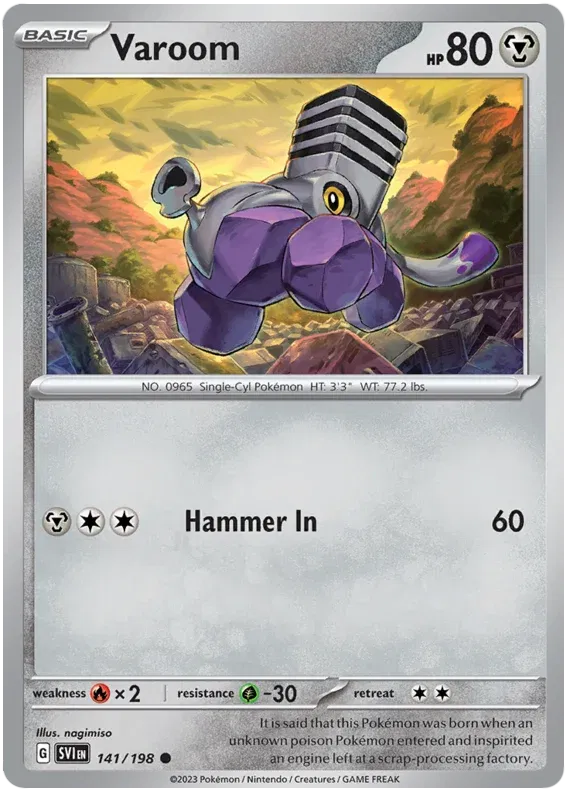 Varoom 141/198 · Normal (Scarlet & Violet Base Set)