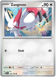 Zangoose 146/198 · Normal (Scarlet & Violet Base Set)