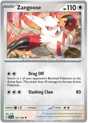 Zangoose 147/198 · Normal (Scarlet & Violet Base Set)