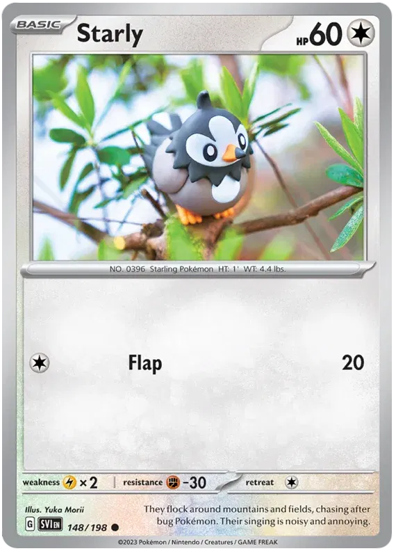 Starly 148/198 · Normal (Scarlet & Violet Base Set)