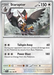 Staraptor 150/198 · Reverse Holofoil (Scarlet & Violet Base Set)
