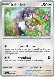 Indeedee 153/198 · Holofoil (Scarlet & Violet Base Set)