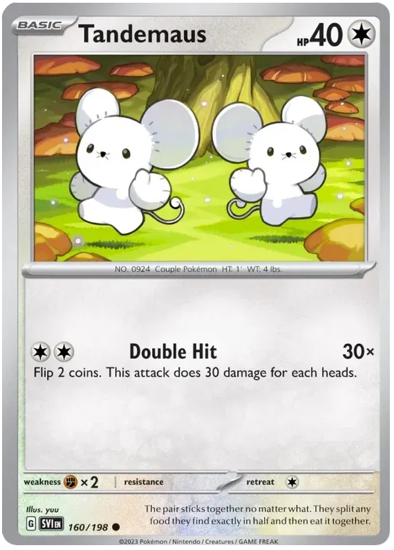 Tandemaus 160/198 · Normal (Scarlet & Violet Base Set)