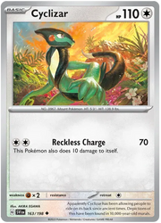 Cyclizar 163/198 · Reverse Holofoil (Scarlet & Violet Base Set)