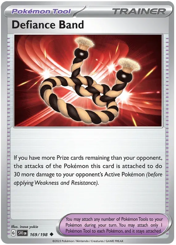 Defiance Band 169/198 · Reverse Holofoil (Scarlet & Violet Base Set)