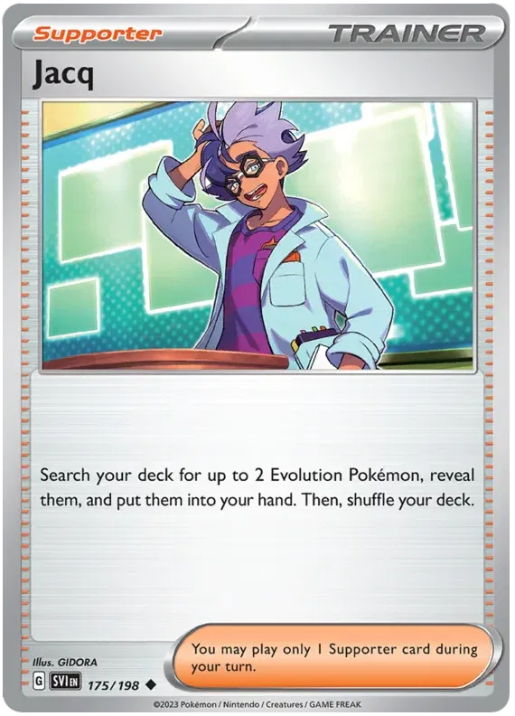 Jacq [Reverse Holo] #175 Pokemon Scarlet & Violet