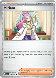Miriam 179/198 · Normal (Scarlet & Violet Base Set)