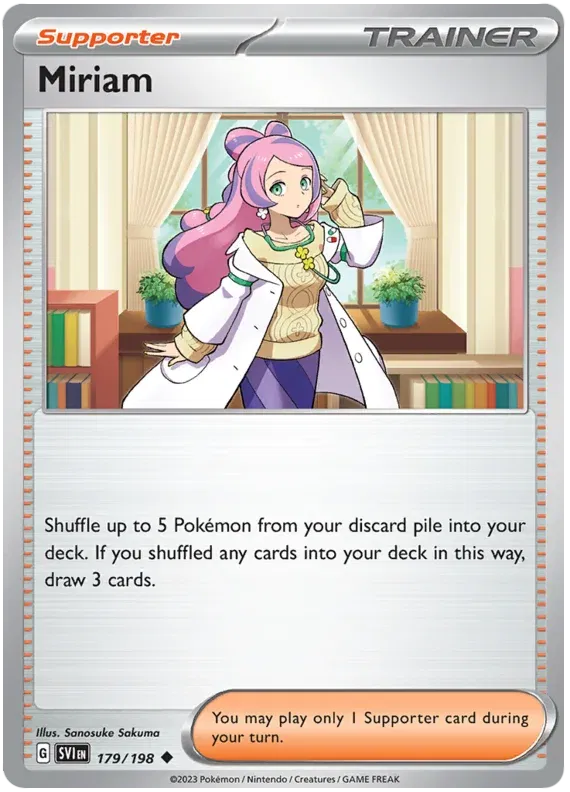 Miriam 179/198 · Normal (Scarlet & Violet Base Set)