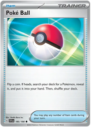 Poke Ball 185/198 · Reverse Holofoil (Scarlet & Violet Base Set)