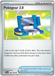 Pokegear 3.0 186/198 · Normal (Scarlet & Violet Base Set)