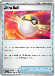 Ultra Ball 196/198 · Normal (Scarlet & Violet Base Set)
