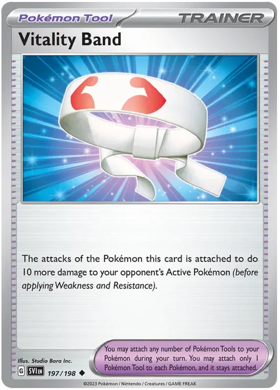 Vitality Band 197/198 · Normal (Scarlet & Violet Base Set)