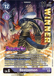 Beelzemon (Beelzemon Cup Winner) EX2-044 SR · Foil (Starter Deck 14: Beelzemon Advanced Deck Set Pre-Release Cards)