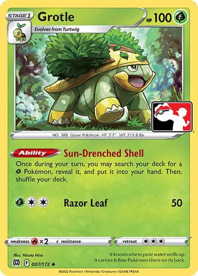 Grotle 007/172 · Holofoil (Prize Pack Series One)