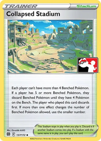 Collapsed Stadium 137/172 (Prize Pack Series One)