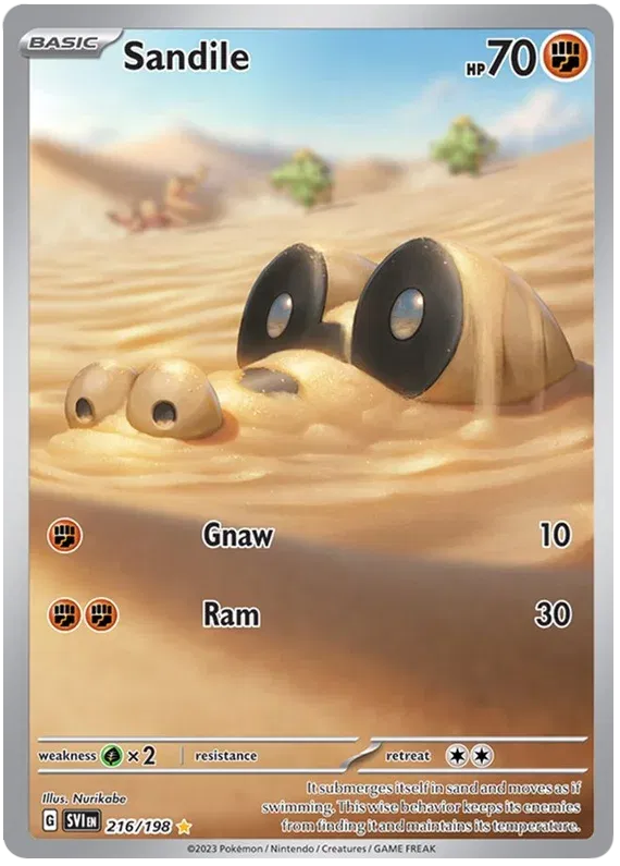 Sandile 216/198 (Scarlet & Violet Base Set)