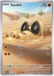 Sandile 216/198 · Holofoil (Scarlet & Violet Base Set)
