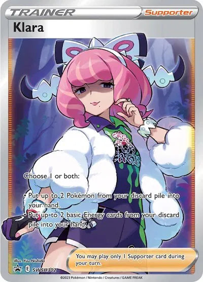 Klara (Full Art) SWSH302 (Sword & Shield Promo)
