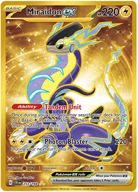 Miraidon ex 253/198 (Scarlet & Violet Base Set)