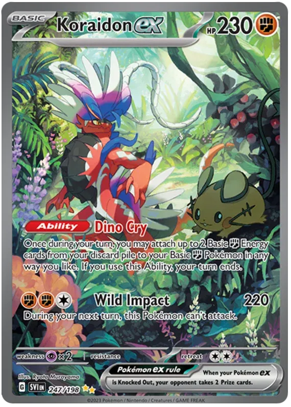 Koraidon ex 247/198 (Scarlet & Violet Base Set)