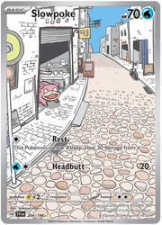 Slowpoke 204/198 -  Scarlet & Violet Base Set - Illustration Rare