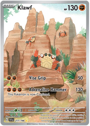 Klawf Scarlet & Violet Base Set Illustration Rare 217/198
