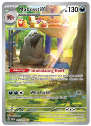 Mabosstiff Scarlet & Violet Base Set Illustration Rare 218/198