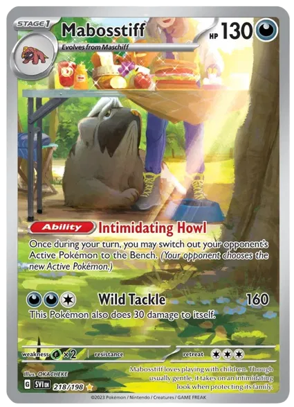 Mabosstiff 218/198 (Scarlet & Violet Base Set)