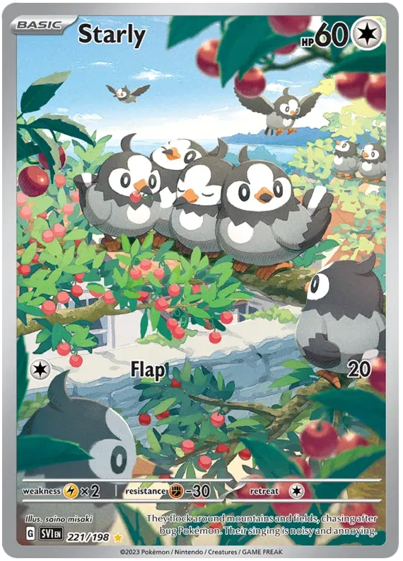 Starly 221/198 (Scarlet & Violet Base Set)