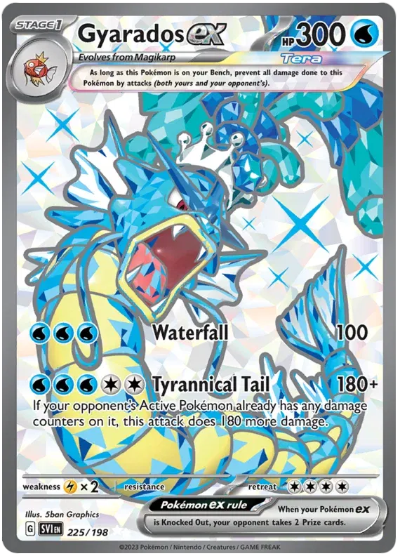 Gyarados ex 225/198 (Scarlet & Violet Base Set)