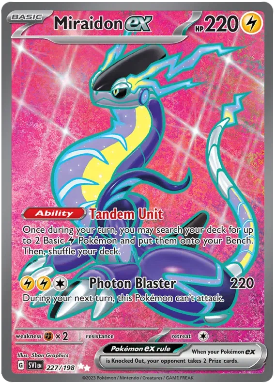 Miraidon ex 227/198 (Scarlet & Violet Base Set)