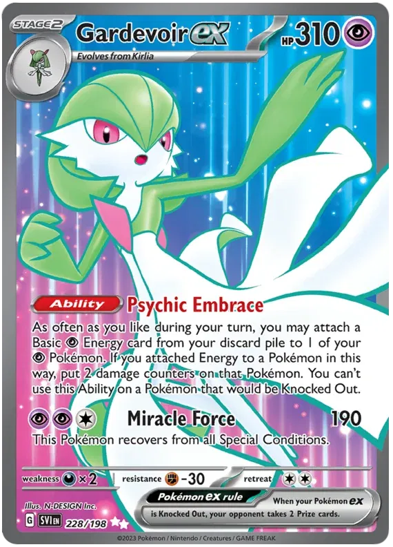 Gardevoir ex 228/198 (Scarlet & Violet Base Set)
