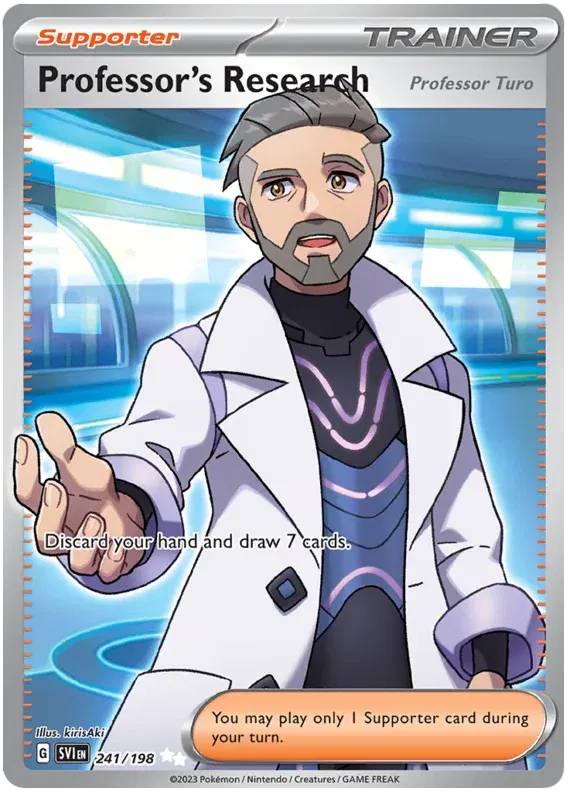 Professor's Research (Professor Turo) 241/198 (Scarlet & Violet Base Set)