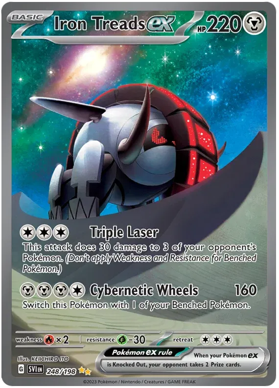 Iron Treads ex 248/198 (Scarlet & Violet Base Set)