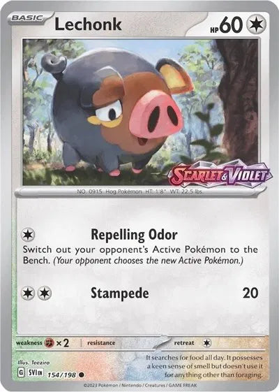 Lechonk (Store Promo) 154/198 (Miscellaneous Cards & Products)