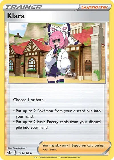 Klara (Cosmos Holo) 145/198 (Miscellaneous Cards & Products)