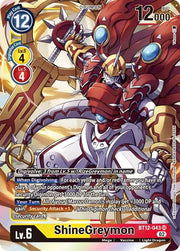 ShineGreymon BT12-043 SR (Across Time)