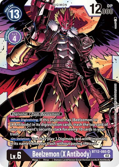 Beelzemon (X Antibody) BT12-085 SR (Across Time)