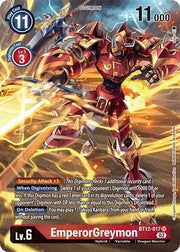 EmperorGreymon (Alternate Art) BT12-017 SR (Across Time)