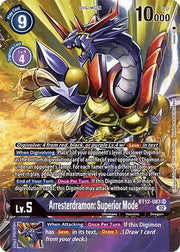 Arresterdramon: Superior Mode (Alternate Art) BT12-083 SR (Across Time)