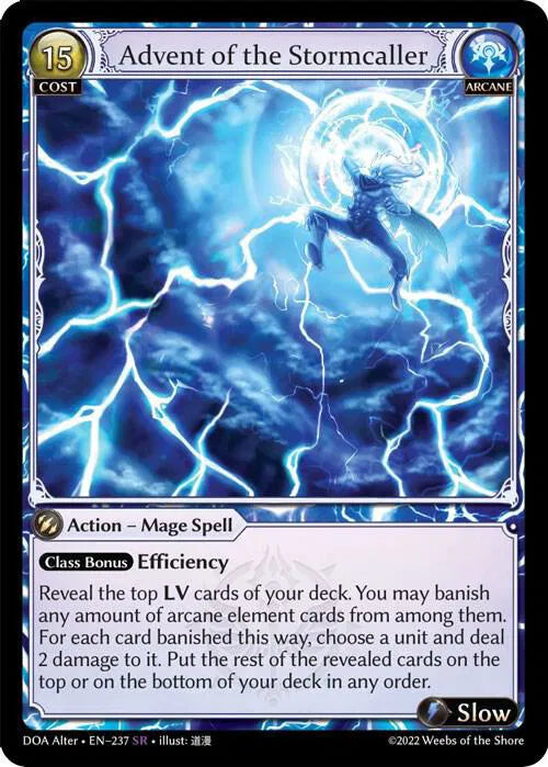 Advent of the Stormcaller 237 · Normal (Dawn of Ashes Alter Edition)