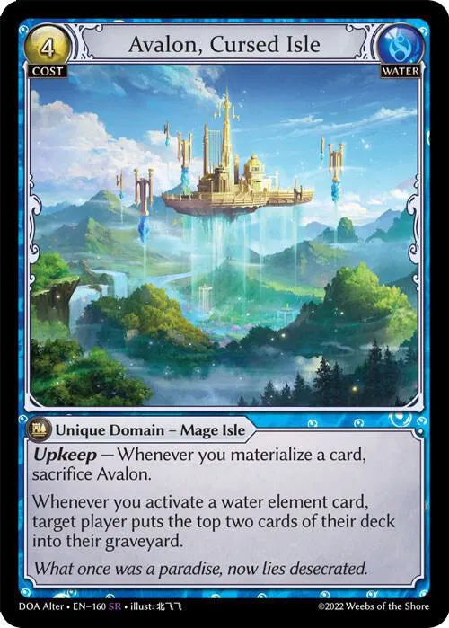 Avalon, Cursed Isle 160 · Normal (Dawn of Ashes Alter Edition)