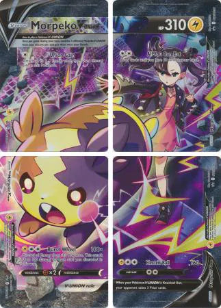 Morpeko V-UNION (SWSH287) (Set of 4) SWSH290 (Sword & Shield Promo)
