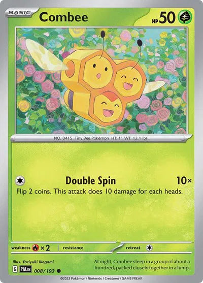 Combee 008/193 · Reverse Holofoil (Paldea Evolved)
