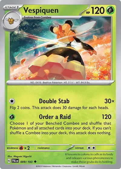 Vespiquen 009/193 · Reverse Holofoil (Paldea Evolved)