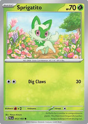 Sprigatito 013/193 · Reverse Holofoil (Paldea Evolved)