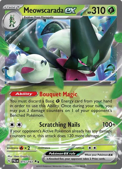 Meowscarada ex 015/193 · Holofoil (Paldea Evolved)