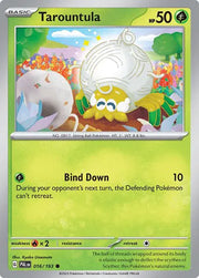Tarountula 016/193 · Normal (Paldea Evolved)